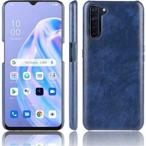 Oppo Reno 3A Japan Version Case Litchi Striae PU Leather Hard Back Cover Case For OPPO Reno 3A Reno3A Protective Phone Cases