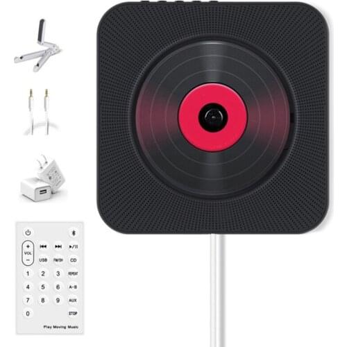 Portable Wall Mountable C-D Music Player Bluetooth C-D Player Home Player F3MA