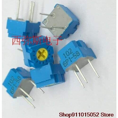 10 PCS 100% original Japan TOCOS lap precision adjustable resistance GF063P1 - B102K B1K potentiometer