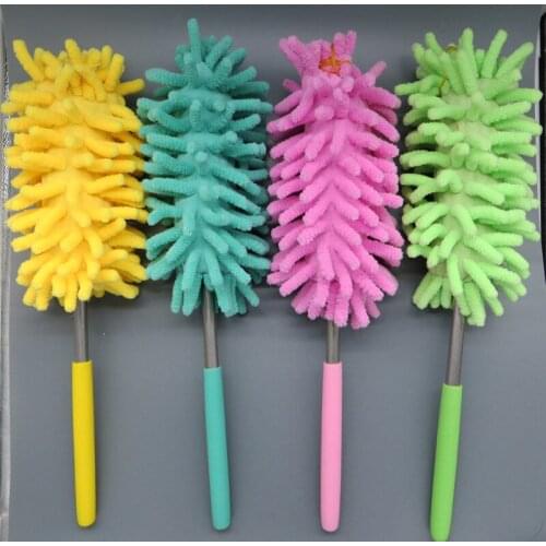Manufacturer of retractable dust duster chenille vehicle dust dust washing brush Mini duster