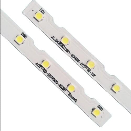 LED Backlight Strip(2) for Samsung UE49RU7300 UE49NU7300U UE49NU7105 UE49NU7670U UN49NU7100 UN49NU7100AG UN49NU7100G UN49NU7300