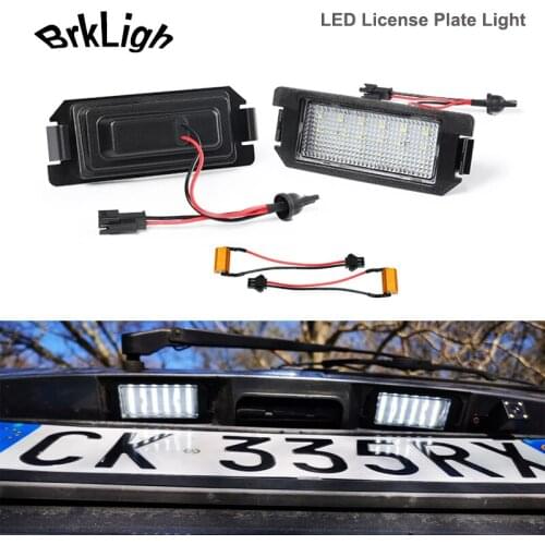 2Pcs No Error LED License Plate Lights Number Lamps Car Accessories For Hyundai I10 I20 XG30 Terracan Tiburo Coupe Picanto Ioniq