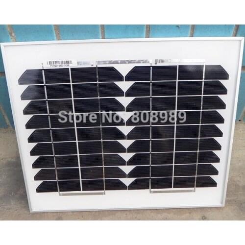 High Quality 10W 18V Monocrystalline Solar Panel For Solar Power System Solar Lighting System Brand New Free Shipping