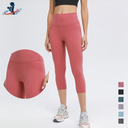 DEEPSENCE 2021 Womens Seamless Push Up Leggings Gym Joggers Workout Tights Female Yoga Fitness Sports Cropped Pants Sportswear