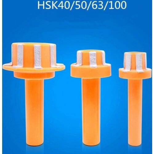 1PC CNC Machine Parts Leather Cleaning Rod For HSK40 HSK50 HSK63 HSK100 Drill Chuck Tool Handle