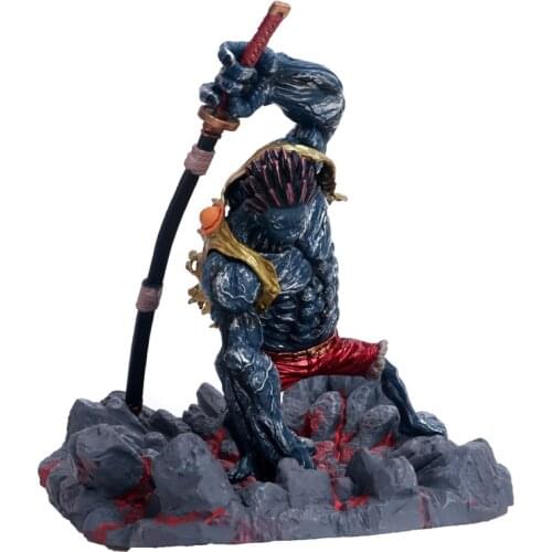 Anime One Piece Monkey D Luffy Blue Nightmare Ver. GK PVC Action Figure Statue Collection Model Toys Doll 18cm