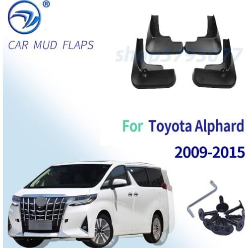 FIT FOR TOYOTA ALPHARD 2009 2010 2011 2012 2013 2014 2015 MUDFLAPS MUD FLAPS FLAP SPLASH GUARD MUDGUARDS FRONT REAR ACCESSORIES