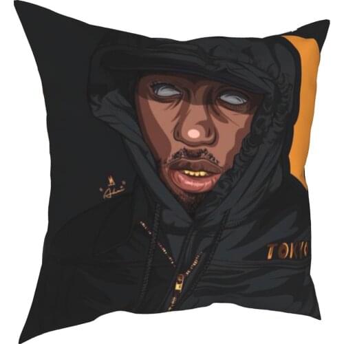 Horror style printed pillow case sofa decoration animation linen pillow case home decoration pillow case
