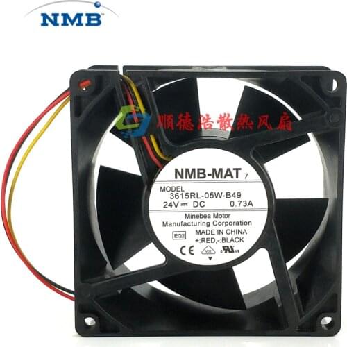 FOR NMB-MAT 3615RL-05W-B40 9038 9CM 24V 0.73A Waterproof Inverter cooling Fan