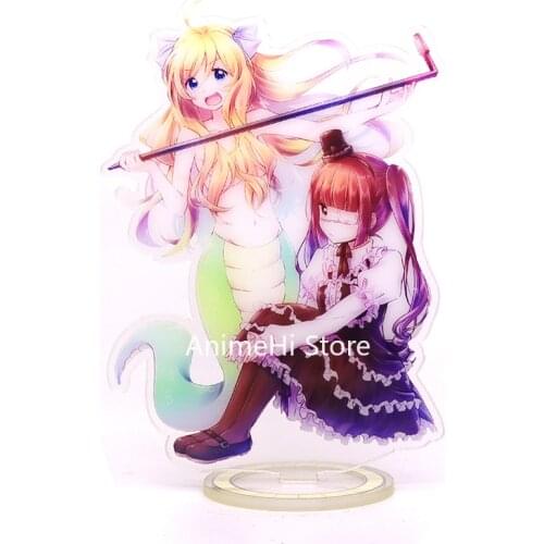 Anime Jashin-chan Doroppukikku Dropkick on My Devil Action Figure Cosplay Toys Hanazono Yurine Acrylic Figures Model Dolls 15cm