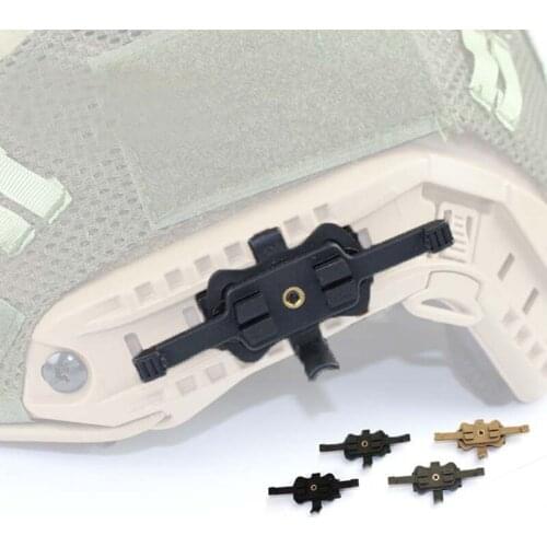 Tactical Helmet Contour HD Adapter Fast Helmet Guide Bracket Mount Helmet Accessories Black TAN Gray Olive Drab
