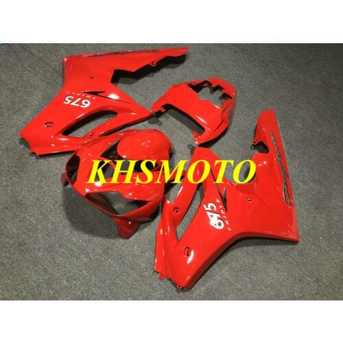 Injection mold Fairing kit for DAYTONA675 05 06 07 08 Daytona 675 2005 2006 2007 2008 Hot red Fairings set+gifts DD11