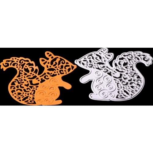Cute Squirrel Metal Die Cutting Dies Stencils For DIY Scrapbooking Photo Album Decorative Embossing Folder Stencil Die Cut