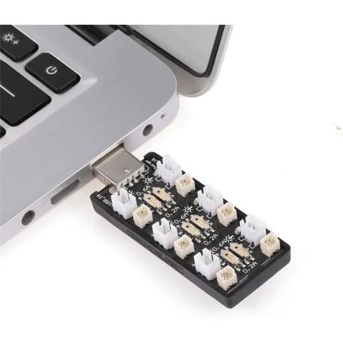 Upgrade 1S LiPo Battery USB 3.8V/4.35V Charger 6 Channel 1S LiHV Charger free shipping