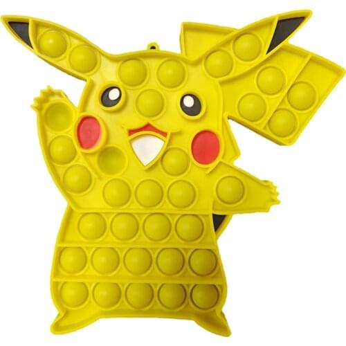Pokemon Fidget Toys Anti Stress Kawaii Gengar Pikachu Charizard Brinquedos Spotify Premium Figet Juguetes Kids Squirtle