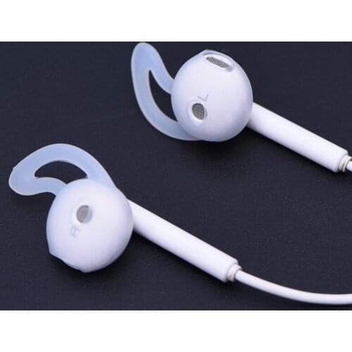 Silicone Cover Earbuds Earphone Case for Apple Iphone X 8 7 6 Plus 5 5S SE Earpods Headphone Eartip Ear Wings Hook Cap Earhook