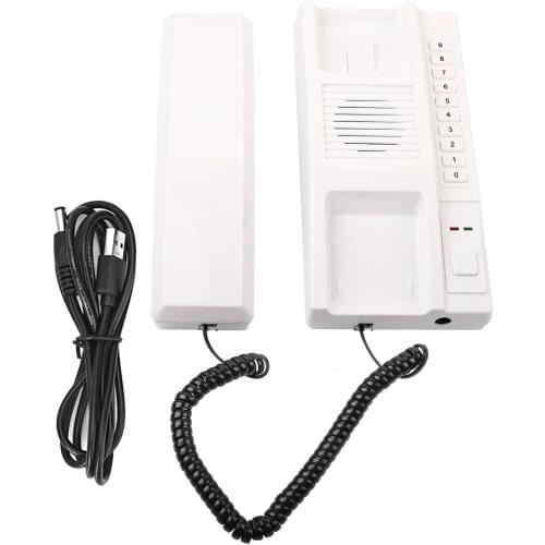 1 piece Walkie Talk Telephone Intercom 433Mhz Wireless Intercom System Secure Handsets Extendable for Warehouse Office