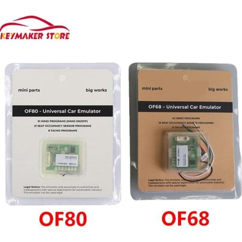 SQU OF80 Universal Car Emulator SQU OF80 / OF68 Supports IMMO For Seat Occupancy Sensor Tacho Programs OBD2 Diagnostic Tool