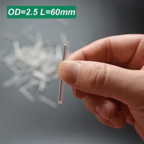 High Quality OD 2.5 60mm Fiber Optic Fusion Splice Protection Sleeves /Protector -Heat Shrink Tube -2500pcs