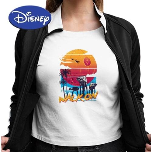 Disney Star Wars Printed Unisex Tshirts Harajuku Hipster Women T-shirts Ulzzang Streetwear O-neck Short-sleeved Tee shirt Female