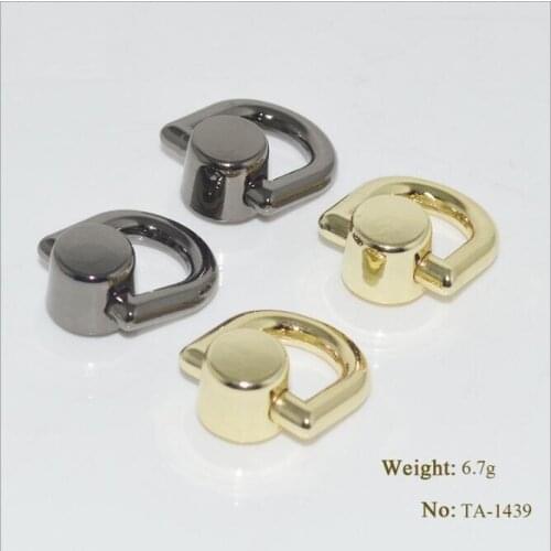 20pcs/1lot) New Handbags Leather Hardware Accessories High Quality Shoulder Strap Chain Side Clips Accessories