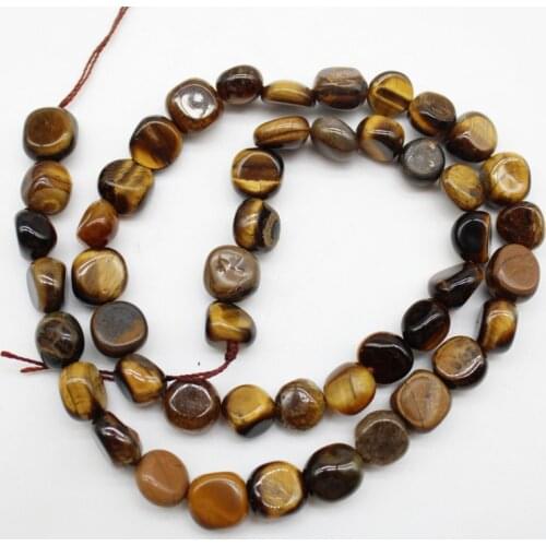 5-8 mm Irregular Straight Hole Natural tiger eye Stone Beads For Jewelry Making DIY Bracelet Necklace Strand 15