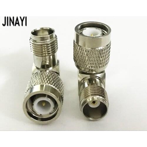 5pcs TNC female Right Angle to TNC Male 90 Degree RF Coax Cable Connector Adapter 50ohm