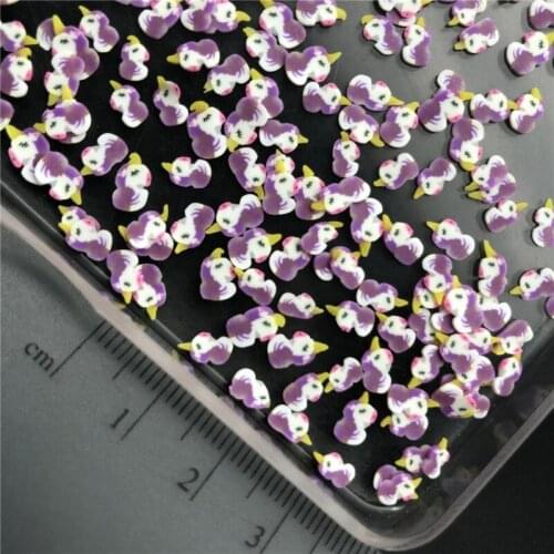 60g Pink Unicorn Polymerclay,Soft Clay Sprinkles For Kids Diy/Craft Diy Making/Nail Art/Scrapbook Decoration/Craft Filler