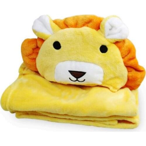 Lovely baby bath towel cute animal shape kid hooded baby towel cartoon bathrobe cloak baby receiving blanket neonatal