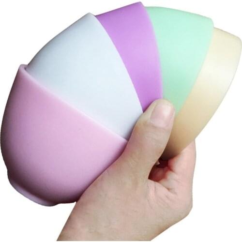 Odorless Anti-Drop Silicone Bowl Seasoning Essential Oil Bowl Facial Mask Mixing Measuring Salt Sauce Sugar Butter Bowl L