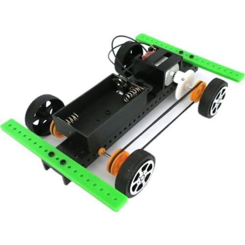 HIINST 1 pcs DIY Solar Power Mini Powered Toy Car Kit Robot Moving Racer Children Educational Gadget Hobby Funny Solar Car Set