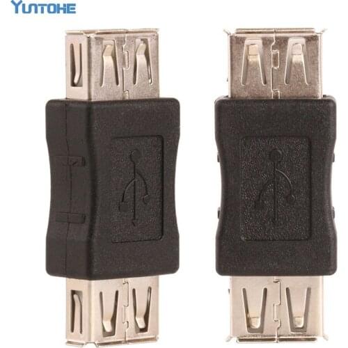 Good Quality USB A Female To A Female Gender Changer USB 2.0 Adapter 1000pcs/lot