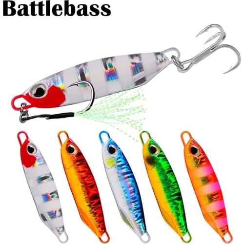 Metal Jig High Quality Fishing Lure 15g-60g Trolling Hard Bait Bass Fishing Bait Tackle Trout Jigging Lure Jigs Saltwater Lures