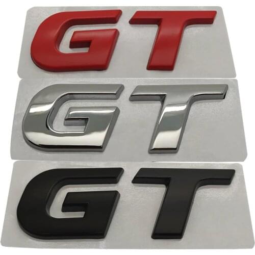 New Car-styling 3D metal GT SPORT Badge Emblem Sticker for Volkswagen VW Polo Passat B5 B6 B7 Golf Jetta Touareg Bora