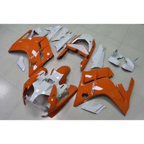 Plastic Fairings FJR 1300 2002 - 2006 Orange White Full Body Kits FJR1300 2004 Fairings for YAMAHA FJR 1300 2003
