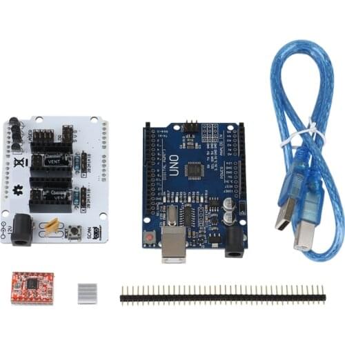 3D Printer Scanner Ciclop Expansion Board for Arduino R3 Atmega328P A4988 Stepstick Stepper Motor Driver Module Kit