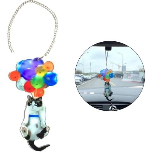Cute Rear View Mirror Pendant, Cellphone Wreath Handbag Hanging Ornament Accessories, Gifts for Friend, Family