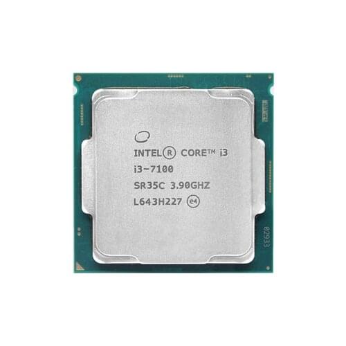 Intel Core i3 7100 series Processor I3 7100 I3-7100 CPU LGA 1151-land FC-LGA 14 nanometers Dual-Core i3-7100
