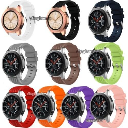 22mm Soft Silicone Watch Band Strap For Samsung Gear S3 46mm/Watch3 45mm