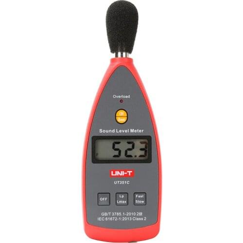 UNI-T UT351C Noise Meter Digital Sound Level Measurement Volume Decibel Meter Noise Test Detector Diagnostic-Tools