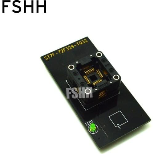 ST7F-72F324-TQ32 Programmer Adapter TQFP32 QFP32 socket for LP Programmer