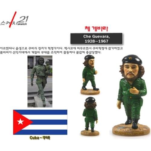 Hand-made Resin Crafts World Celebrities Cuba Che Guevara Figurine 2019 New Arrival Home Office Decoration Great Collection
