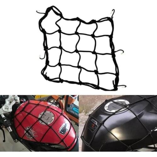Universal Bungee Cargo Net Motorbike Helmet Mesh Storage Motorcycle Helmet Bungee Luggage Hold Down Storage Cargo Organiser Nets
