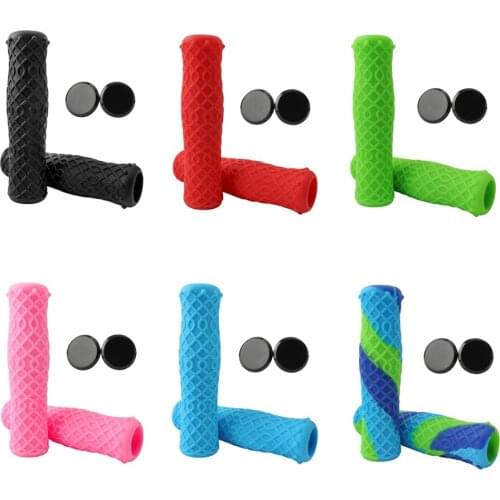 Bike Hand Grips, MTB Grips for BMX, Mountain, Downhill, Folding Bike Bicycle Cyling - Anti-Slip & Shockproof - Select Colors