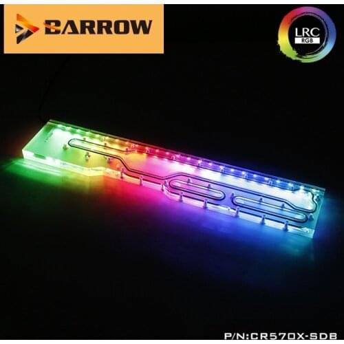 Barrow CR570X-SDB,Waterway Boards for Corsair 570X/500D Case,for Intel CPU Water Block & Single/Double GPU Building