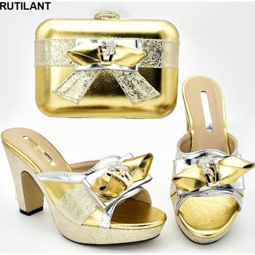 Women Shoes and Bag Set In Italy Matching Shoes and Bag Set In Heels Women Shoes and Bags To Match Set Sale High Quality Pumps