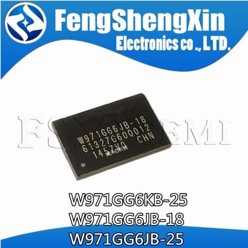 10pcs W971GG6KB-25 W971GG6JB-18 W971GG6JB-25 DDR2 128MB
