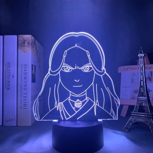 3D Lamp Katara Avatar The Last Airbender for Home Decor Birthday Gift Led Night Light Avatar Room Decor Light Katara