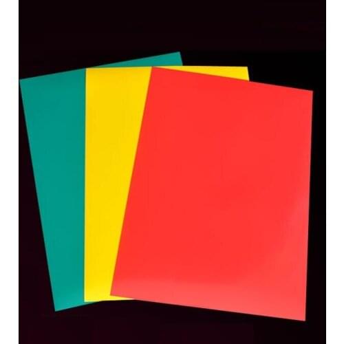 50sheets New A4 Size 210mmx297mm Colored PET Sticker Label Printing Waterproof PET A4 Adhesive Sticker for Laser Printer