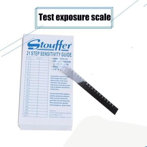 Free Ship Stouffer 21 Grid Exposure Energy Meter PCB Circuit Board Silk Screen Film Test Card